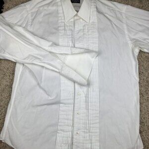 Gitman Bros Button Dress Shirt White Long Sleeve Fashion Post Louisville 16 35